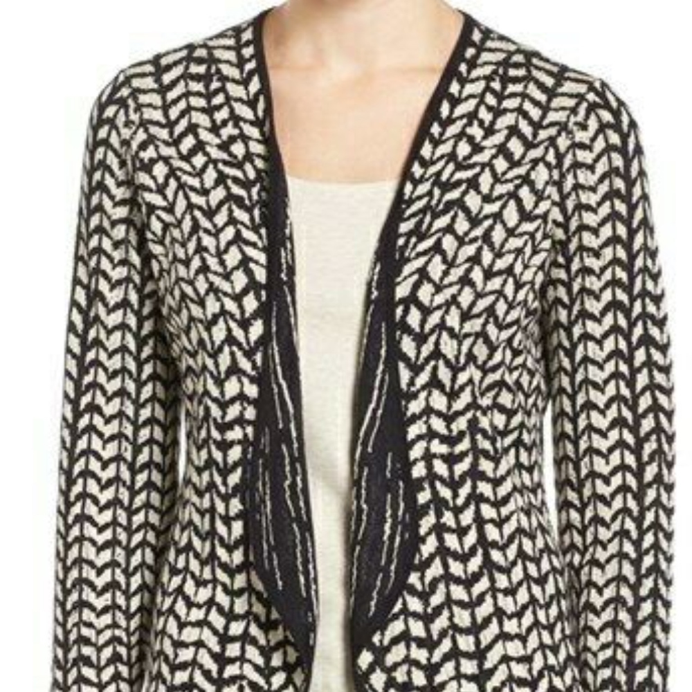 Nick + Zoe Nightwatch reversible cardigan sweater